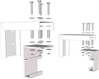 iVisions QuickInstall Wand Afstand Beugel (set van 2 stuks)-2
