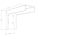 iVisions QuickInstall Wand Afstand Beugel (set van 2 stuks)-3