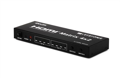 iVisions HDMI Matrix 4x2 + audio out MX420