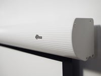 De aluminium behuizing van een Manual HD-Series projectiescherm ||