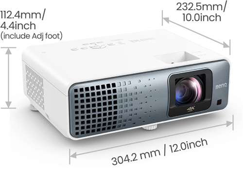 BenQ TK710STi Afmetingen