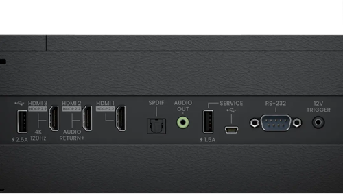 BenQ V5010i aansluitingen