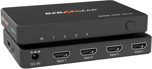 BZBGEAR SW-41A 4K UHD HDMI Switcher