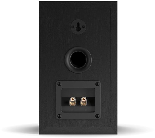 Dali Oberon 1 Black Ash Achteraanzicht