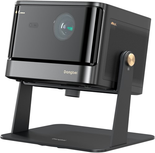 Dangbei Mars Pro 2 en stand Vooraanzicht links