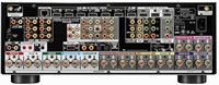 Denon AVC-X6700H Achteraanzicht aansluitingen