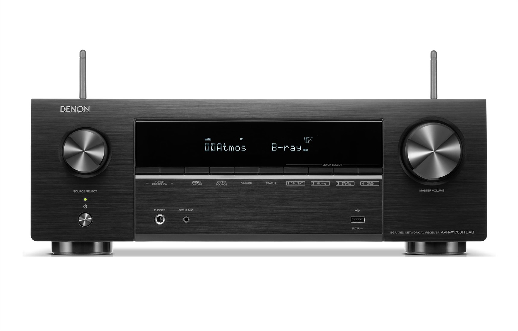 Momentum Speciaal Gentleman vriendelijk Denon AVR-X1700H DAB receiver