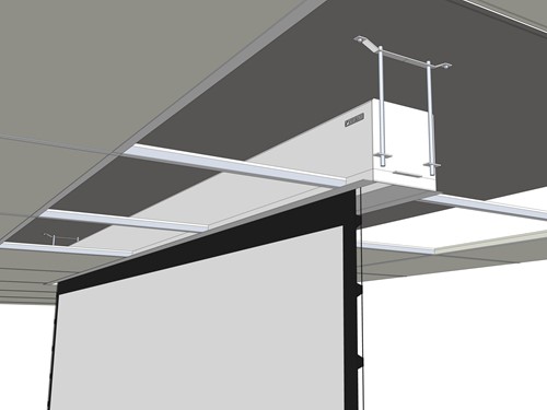Electro In-Ceiling Series projectiescherm 300cm x 188cm (16:10)-2