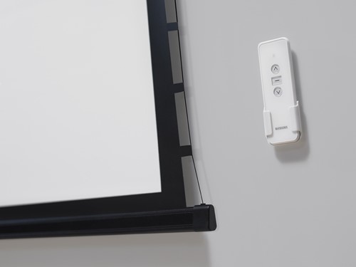 De "Tension2D" spankoorden voorkomen krullen van het projectiedoek ||