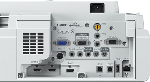 Epson EB-735Fi Aansluitingen