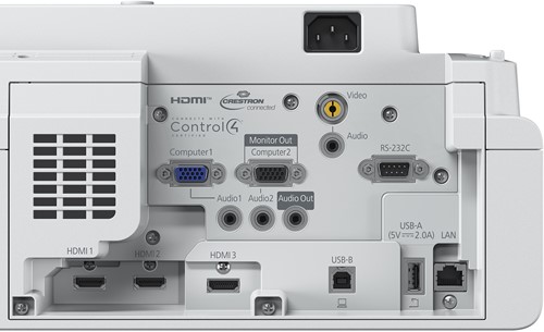 Epson EB-760W Aansluitingen