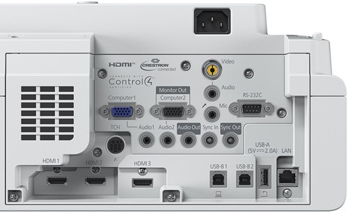Epson EB-760Wi Aansluitingen