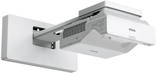 Epson EB-760Wi vooraanzicht rechts met beugel