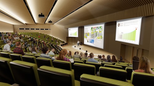 Epson EB-PU2220B Scenario collegezaal