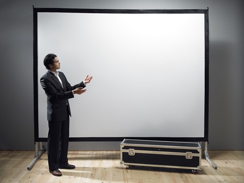 FastFoldable Series projectiescherm 350cm x 263cm (4:3)