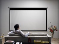 Manual L-Series projectiescherm met 16:9 beeldverhouding ||
