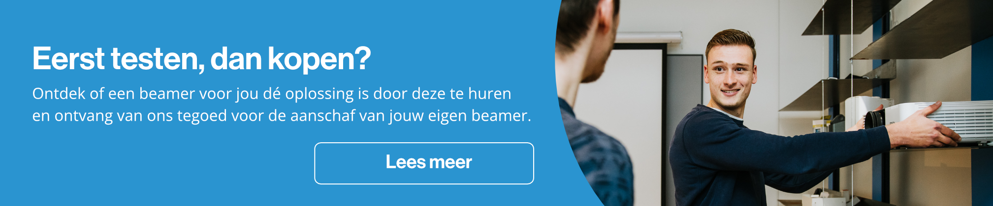Huur een projectie set en scoor voordeel