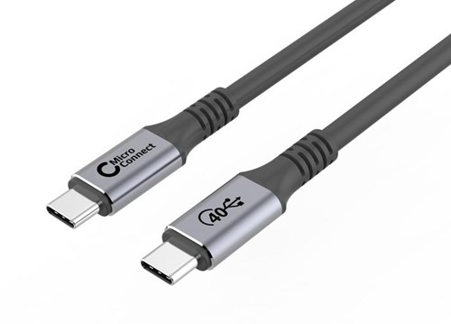 MicroConnect Premium USB4 40Gbps USB-C Kabel 1m