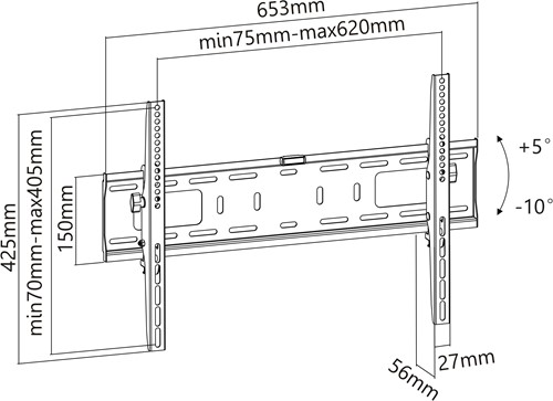 iVisions D42-46DT Technische tekening
