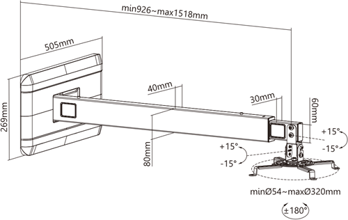 iVisions PB21W-L Bouwtekening