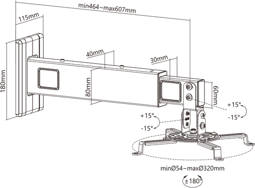 iVisions PB21W-M Bouwtekening