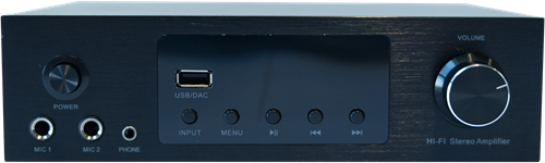 iVisions ProAudio AMP280 vooraanzicht