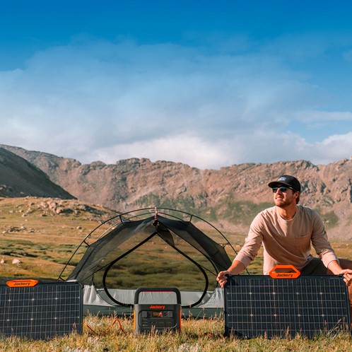 Jackery SolarSaga 80 Scenario outdoor gebruik