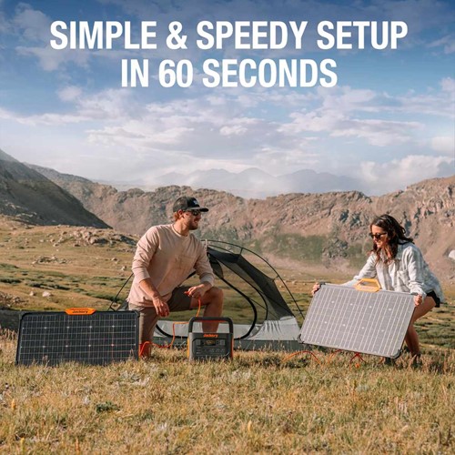 Jackery SolarSaga 80W Eenvoudig opzetten