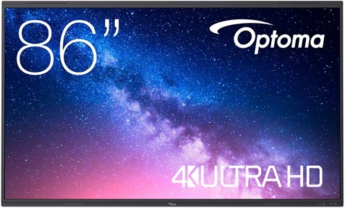 Optoma 5863RK 86 inch interactief premium 4K LED display
