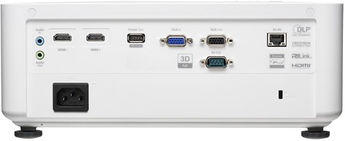 Optoma LW341 achterkant