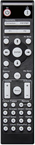 Optoma ZK708T Afstandsbediening