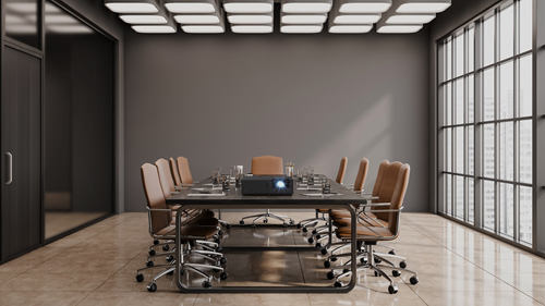 Optoma ZU507TST Scenario op tafel
