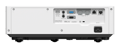 Panasonic PT-VMZ72 achterzijde wit