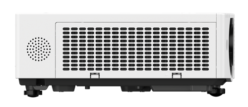 Panasonic PT-VMZ72 zijaanzicht wit
