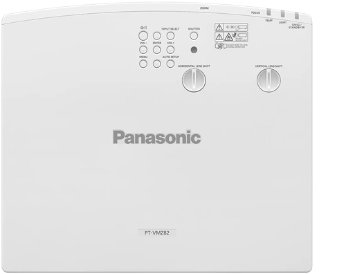 Panasonic PT-VMZ62 bovenaanzicht wit