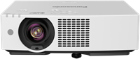 Panasonic PT-VMZ62 vooraanzicht wit
