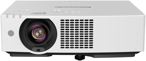 Panasonic PT-VMZ62 vooraanzicht wit