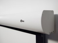 De aluminium behuizing van een ProHD-Series projectiescherm ||