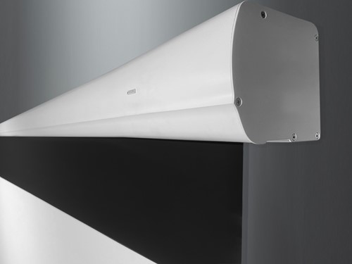 De QI17 aluminium behuizing van de Electro ProXL Series projectieschermen ||