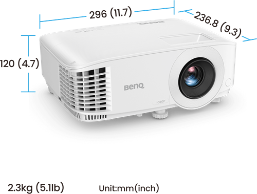 BenQ TH575i afmetingen