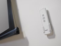 De meegeleverde RF afstandsbedienig ||