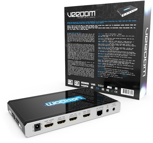 HDFury VRROOM 8K achterkant